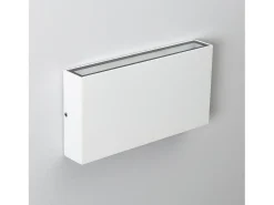Ledkia Iluminación Exterior-Aplique de Pared Exterior LED 10W Iluminación Doble Cara Rectangular Luming II 4000K Neutro Blanco