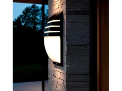 Ledkia Iluminación Exterior-Aplique de Pared Exterior Aluminio Titus Grid Negro