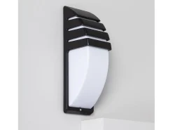 Ledkia Iluminación Exterior-Aplique de Pared Exterior Aluminio Titus Grid Negro