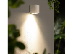 Ledkia Aplique de Pared Exterior Gala Blanco