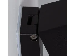 Ledkia Iluminación Exterior-Aplique de Pared Exterior Aluminio Cuadrado Onuba Negro