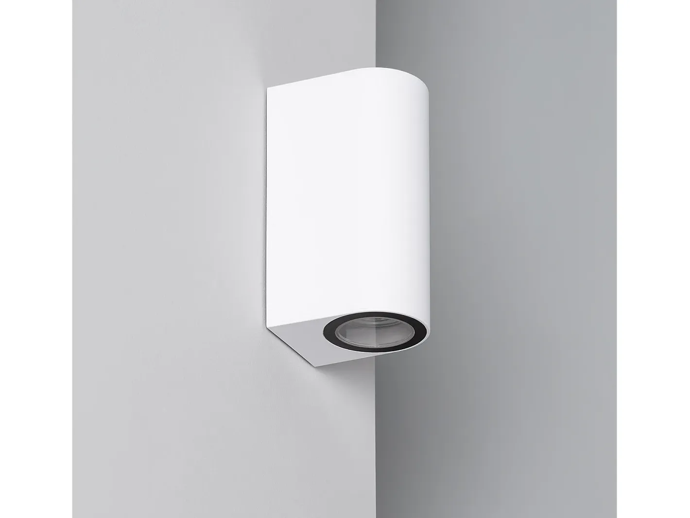 Ledkia Iluminación Exterior-Aplique de Pared Exterior Iluminación Doble Cara Gala Blanco
