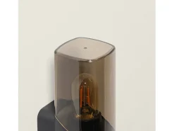 Ledkia Iluminación Exterior-Aplique de Pared Exterior con Sensor PIR Pelly Negro