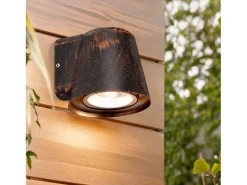 Ledkia Aplique de Pared Exterior Aluminio Darjan Oroco II Wengué Multicolor Outlet