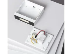 Ledkia Iluminación Exterior-Aplique de Pared Exterior LED 6W de Aluminio Roma 3000K Blanco Cálido Negro