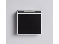 Ledkia Iluminación Exterior-Aplique de Pared Exterior LED 6W de Aluminio Roma 3000K Blanco Cálido Negro