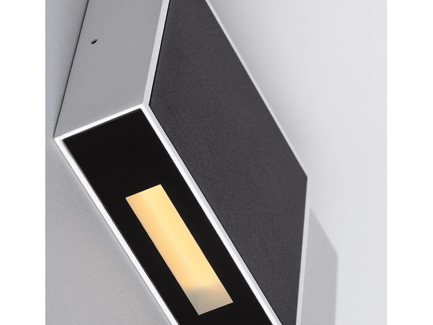 Ledkia Iluminación Exterior-Aplique de Pared Exterior LED 6W de Aluminio Roma 3000K Blanco Cálido Negro