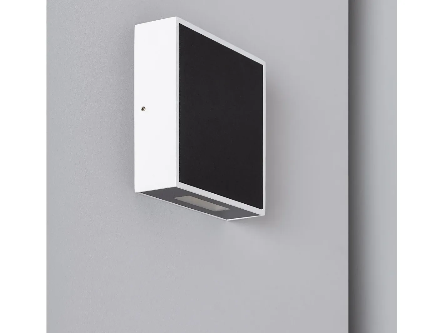 Ledkia Iluminación Exterior-Aplique de Pared Exterior LED 6W de Aluminio Roma 3000K Blanco Cálido Negro