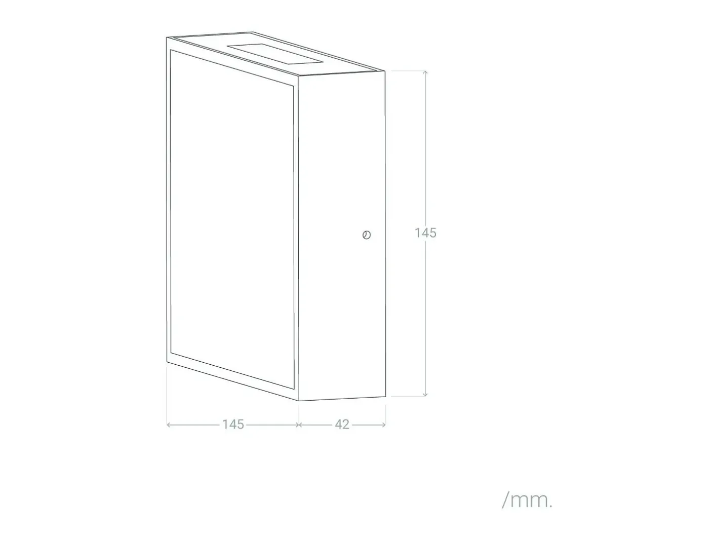 Ledkia Iluminación Exterior-Aplique de Pared Exterior LED 6W de Aluminio Roma 3000K Blanco Cálido Negro