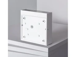 Ledkia Iluminación Exterior-Aplique de Pared Exterior LED 6W de Aluminio Roma 3000K Blanco Cálido Negro