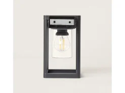Ledkia Aplique Para Pared-Aplique de Pared Exterior Solar LED 2W Aluminio con Sensor de Movimiento Devah Negro
