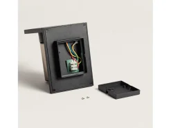 Ledkia Aplique de Pared Exterior Aluminio Melba Negro Best