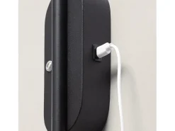 Ledkia Aplique Para Pared-Aplique de Pared LED con Batería USB Recargable Metal Aura Negro