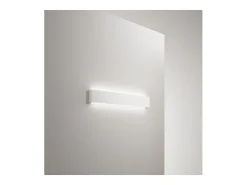 Aplique Para Pared-Aplique de pared LED de 18 W, pintable en yeso mate, 3000 K, 1440 lm, difusor coloreable - Perenz - Blanco