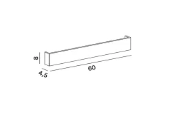 Aplique Para Pared-Aplique de pared LED de 18 W, pintable en yeso mate, 3000 K, 1440 lm, difusor coloreable - Perenz - Blanco