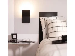 Ledkia Aplique de Pared LED 6W de Aluminio Lerna 2700K Blanco Cálido Negro Online