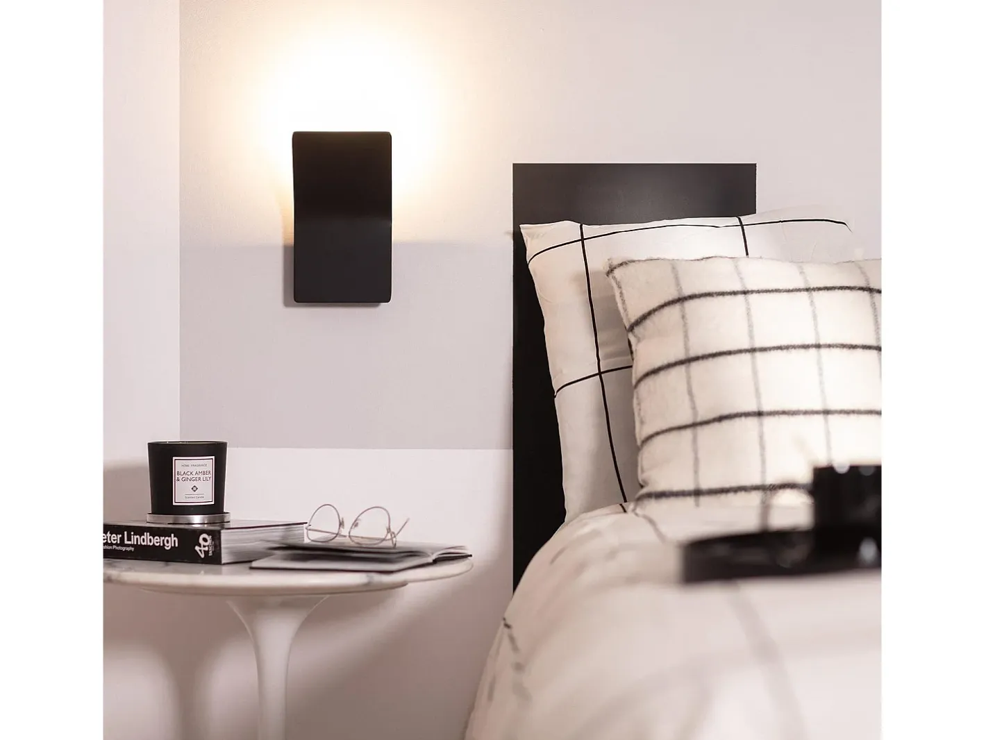 Ledkia Aplique de Pared LED 6W de Aluminio Lerna 2700K Blanco Cálido Negro Online
