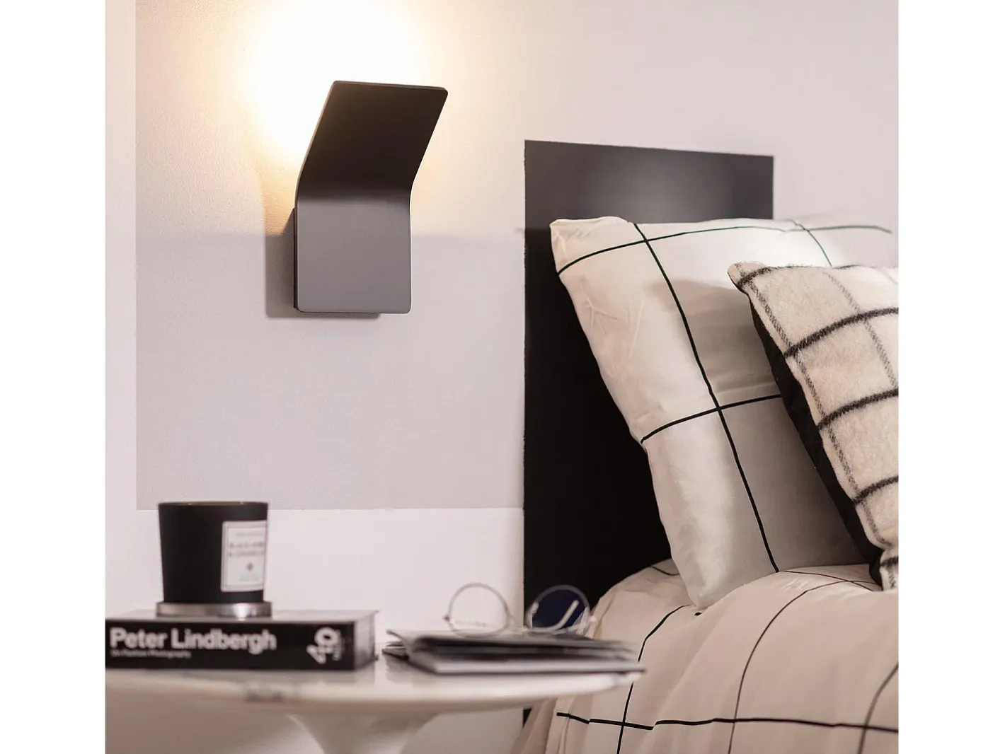 Ledkia Aplique de Pared LED 6W de Aluminio Lerna 2700K Blanco Cálido Negro Online