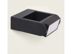 Ledkia Aplique de Pared LED 6W de Aluminio Byum Negro Clearance