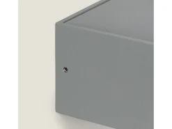 Discount Ledkia Aplique de Pared LED 6W de Aluminio Iluminación Doble Cara Lico Gris Claro 3000K Blanco Cálido Negro