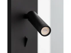 Ledkia Aplique de Pared LED 6W de Aluminio Kaskazini Negro Outlet