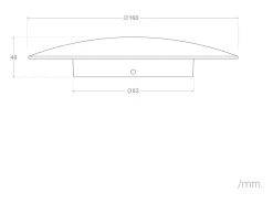 Ledkia Aplique de Pared LED 6W de Aluminio Iris 3000K Cálido Blanco Best
