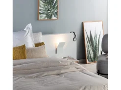 Ledkia Aplique Para Pared-Aplique de Pared LED 6W de Aluminio Lerna 2700K Cálido Blanco