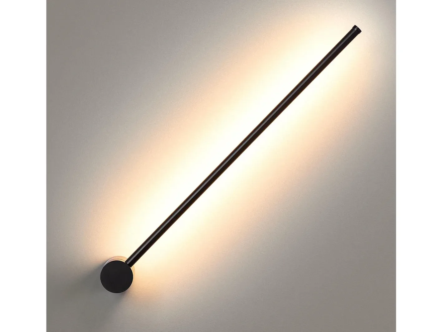 Ledkia Aplique de Pared LED 10W de Metal DeLux Negro Clearance