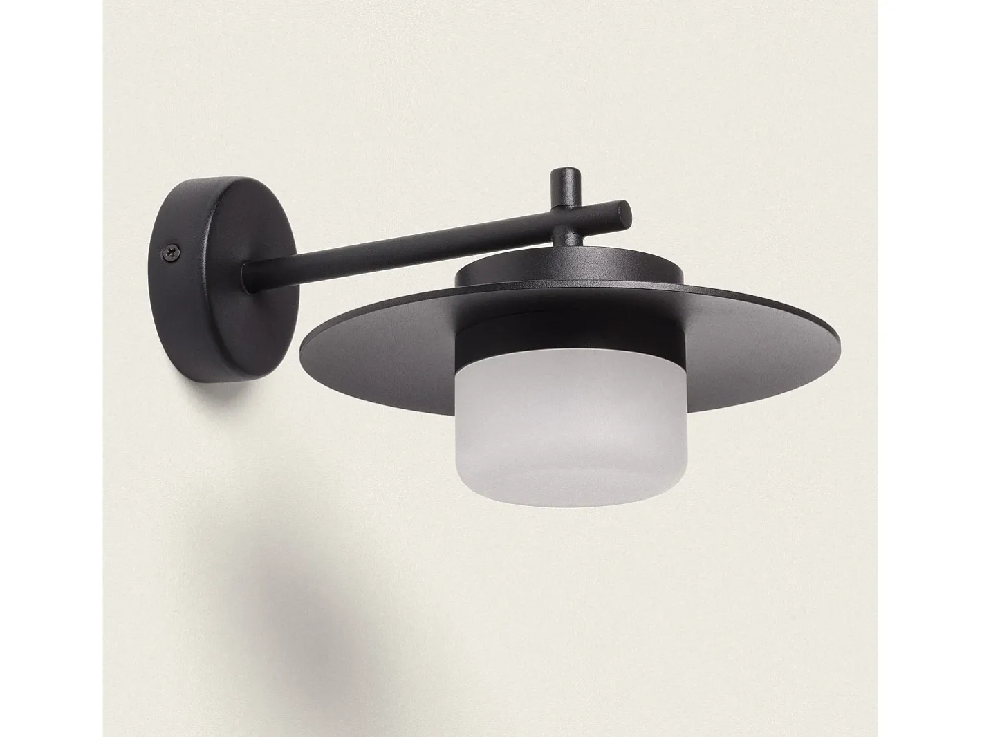 Clearance Ledkia Aplique de Pared LED 6W Exterior Aluminio Kaepp Negro