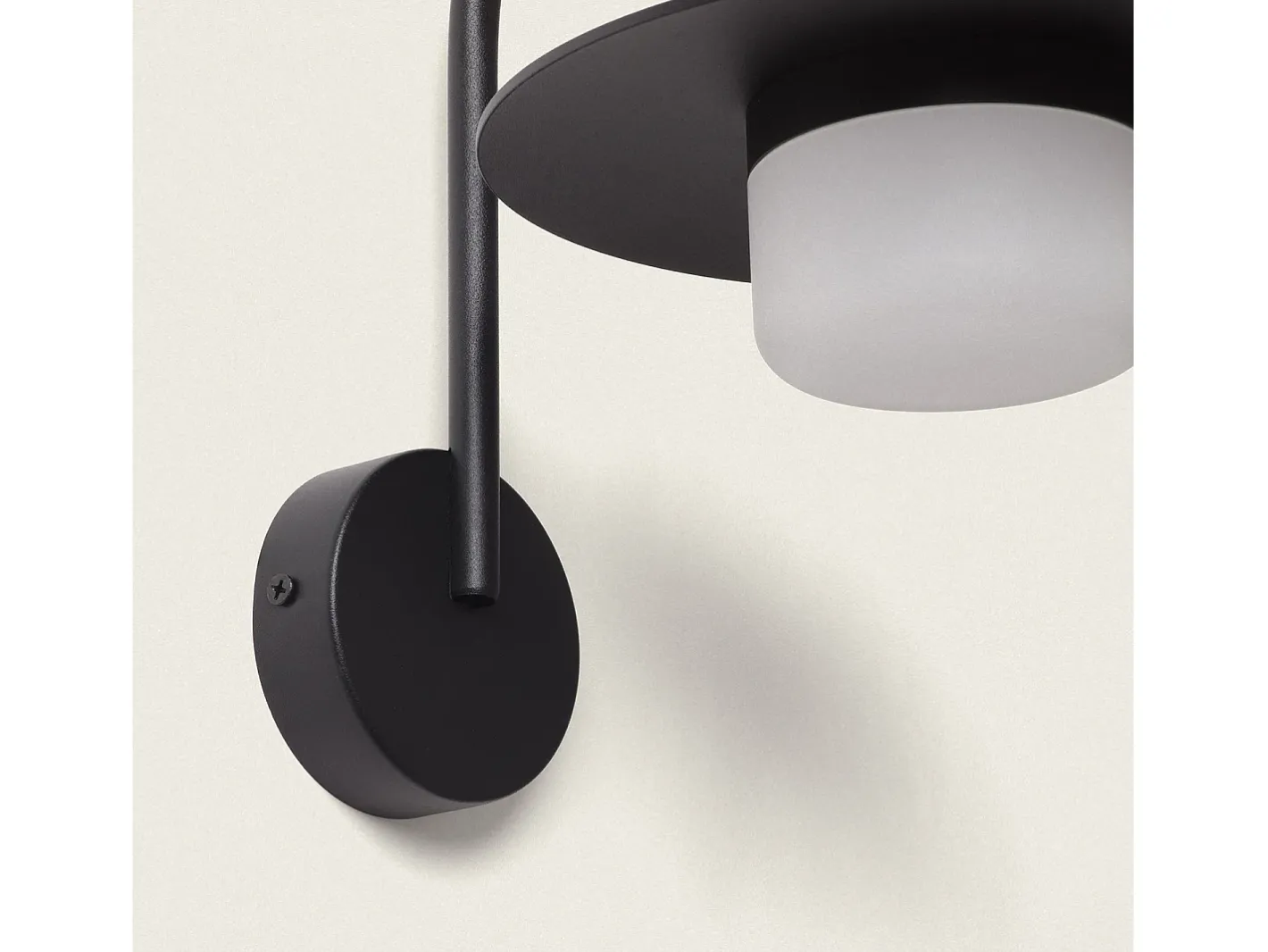 Ledkia Iluminación Exterior-Aplique de Pared LED 5W Exterior Aluminio Ziapka Negro