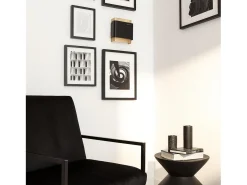 Ledkia Aplique de Pared LED 6W Metal Duchamp Negro Multicolor New