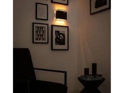 Ledkia Aplique de Pared LED 6W Metal Duchamp Negro Multicolor New