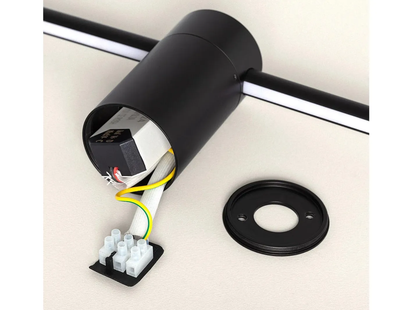 Discount Ledkia Aplique de Pared Lineal LED 15W de Metal Big DeLux Negro
