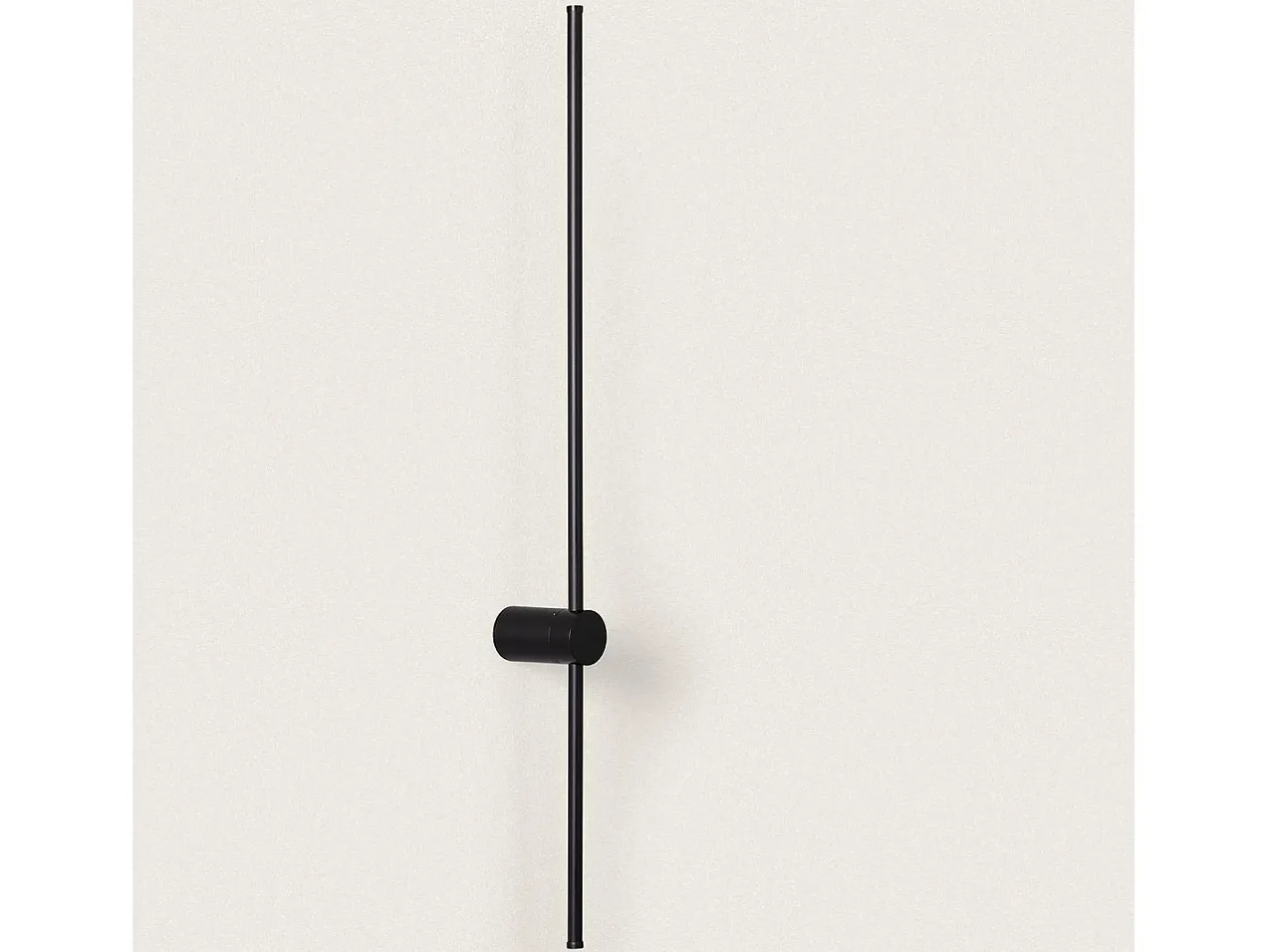 Discount Ledkia Aplique de Pared Lineal LED 15W de Metal Big DeLux Negro