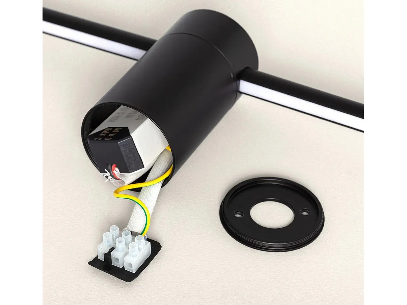 Discount Ledkia Aplique de Pared Lineal LED 15W de Metal Big DeLux Negro