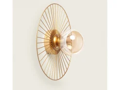 Ledkia Aplique de Pared Metal Dharma Dorado Multicolor Sale