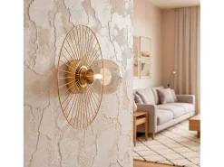 Ledkia Aplique de Pared Metal Dharma Dorado Multicolor Sale