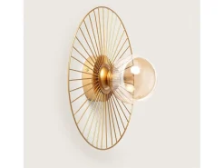 Ledkia Aplique de Pared Metal Dharma Dorado Multicolor Sale