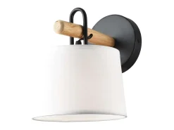 Hot Aplique de pared modelo Arolas acabado 22 cm(alto) 17 cm(ancho) 21 cm(largo) Negro