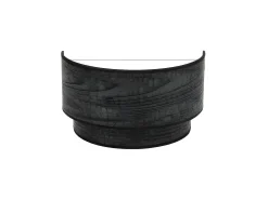 AKUNADECOR Aplique De Pared Modelo Doble Smile Color Madera Negra Marru00f3n Best