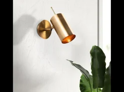 Concept-Usine Aplique Para Pared-Aplique de pared orientable acabado en oro ALICE - Diseño moderno y elegante Dorado