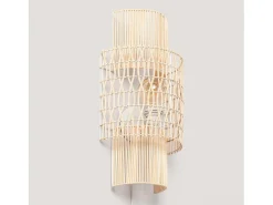 Ledkia Aplique Para Pared-Aplique de Pared Papel Trenzado Masego L ILUZZIA Natural Multicolor