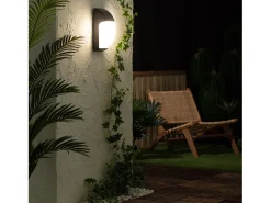 Ledkia Iluminación Exterior-Aplique de Pared para Exterior Titus Negro