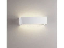 Aplique de pared RETT de estilo moderno - Longitud 25 cm - LED SMD 8W - 790lm -3K - up&down - aluminio - aluminio cepillado - IP20 Gris Discount