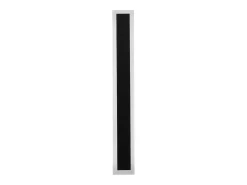 Iluminación Exterior-Aplique de Pared SucceBuy de Exterior, 6 W, Iluminación Exterior de Pared, Banda Luminosa Larga Moderna LED, 60 cm, Blanco Cálido 3000 K, Estanqueidad IP65 Negro