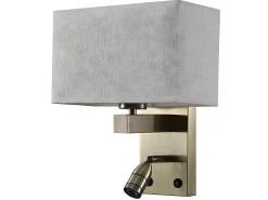 AKUNADECOR Aplique De Pared 3w Modelo Gabriel De Doble Encendido Dorado Online
