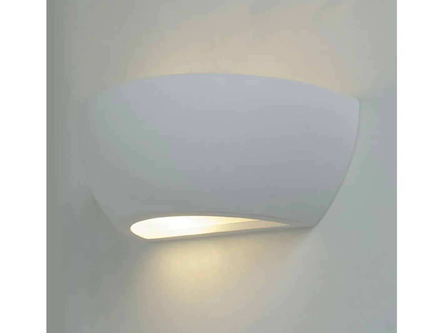 Ledkia Aplique de Pared Yeso Bexley Blanco Best