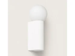 Ledkia Aplique Para Pared-Aplique de Pared Yeso Bloky Blanco