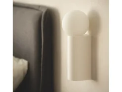 Ledkia Aplique Para Pared-Aplique de Pared Yeso Bloky Blanco