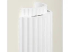 Ledkia Aplique Para Pared-Aplique de Pared Yeso Double Colum Blanco Multicolor